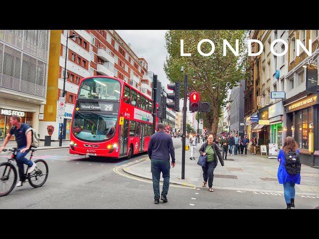 London City Walk, Central London Walking Tour, 4K HDR Walking Tour Around the City