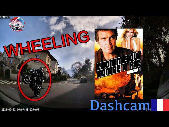 Dashcam France #185 WHEELING ! L'homme qui tombe à pic