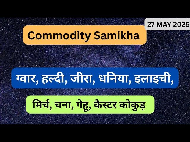 ग्वार, हल्दी, जीरा, धनिया, इलाइची में क्या करे आज /Commodity Samiksha