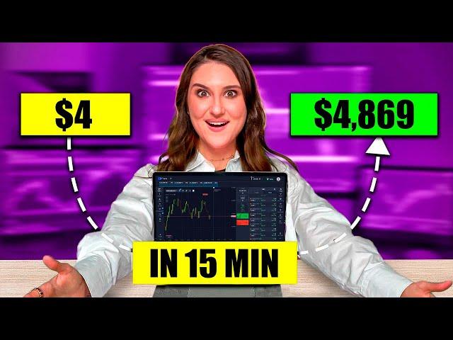 HOW TO START TRADING | FROM $4 TO $4,869 - EASY WAY TO EARN MONEY ON BINARY OPTIONS