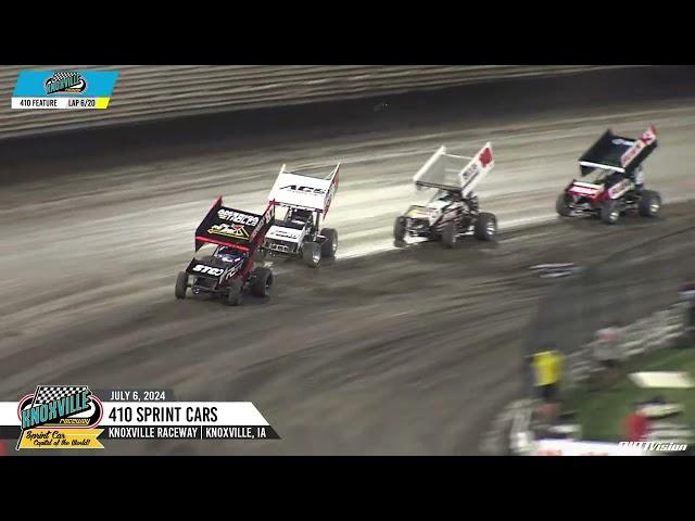 Knoxville Raceway 410 Highlights // July 6, 2024