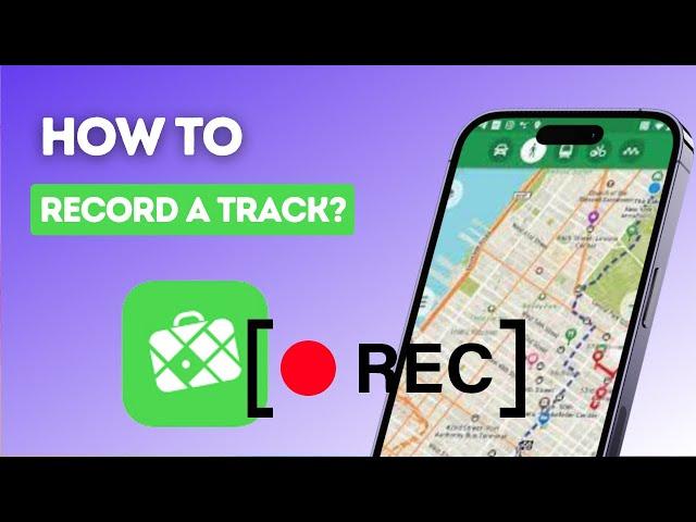 How to record a track on MAPS.ME?