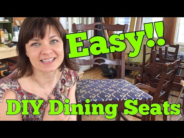 EASY Dining Chair Tutorial from a Pro!