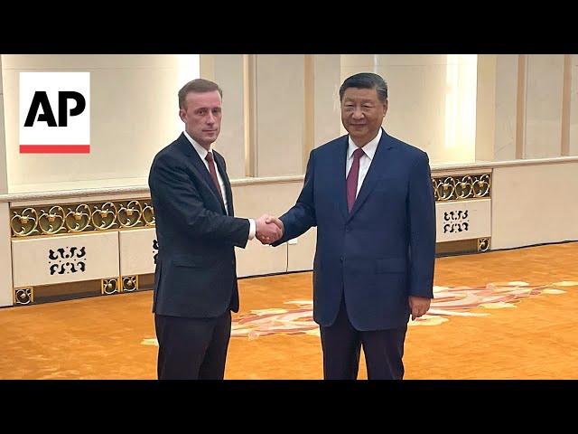 Chinese President Xi Jinping meets Jake Sullivan in Beijing