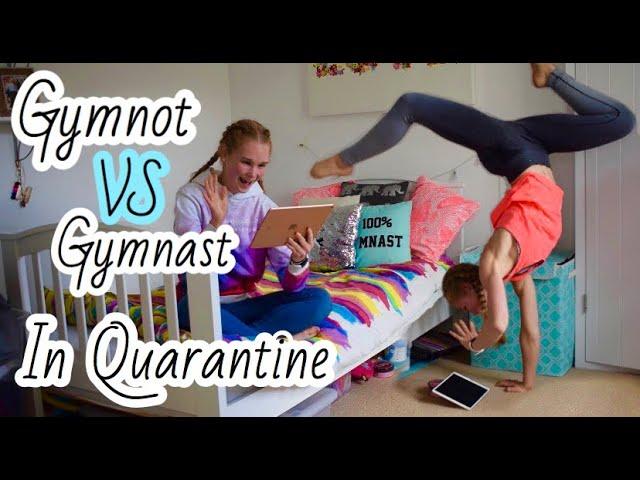 Gymnast VS Non-Gymnast In Quarantine