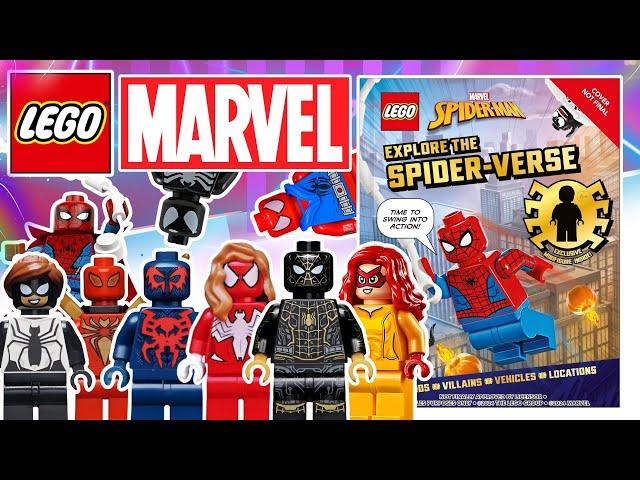 NEW LEGO Marvel Spider-Man Spider-Verse Book WITH Exclusive Figure OFFICIALLY Revealed!