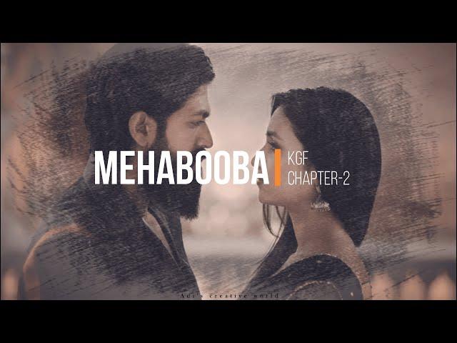 Mehaboba | Kgf chapter 2 | kannada | Adi's creative world