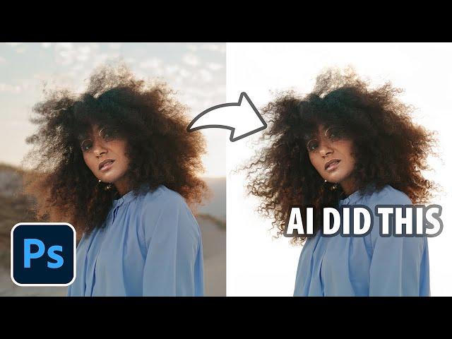 Finally! AI Does IMPOSSIBLE Hair Selection in Photoshop