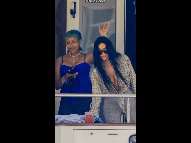 Kim Kardashian Celebrates Daughter North West's 12th Birthday On A Yacht In Mexico. #shorts