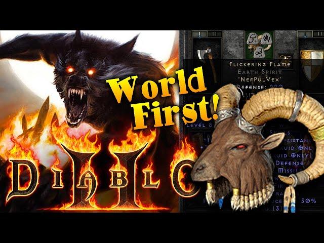 INSANE FIRE WOLF DRUID | Diablo 2 Resurrected