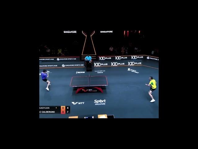 Watch This Insane Ping Pong Rally in Action  ||#shorts||