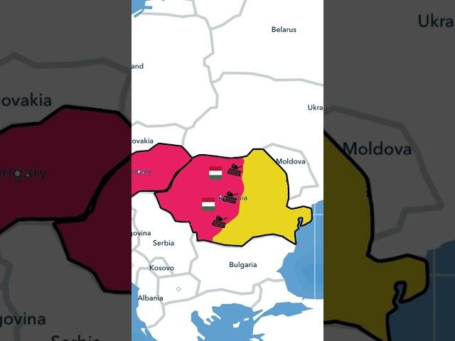 Mapping Challenge: Hungary vs Romania War Scenario