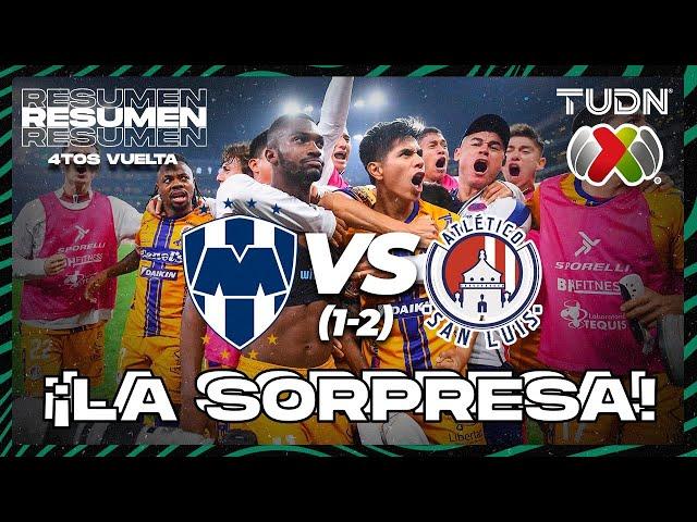 Monterrey 1(1)-(2)1 Atl San Luis - HIGHLIGHTS | 4tos Final VUELTA - AP2023 | TUDN