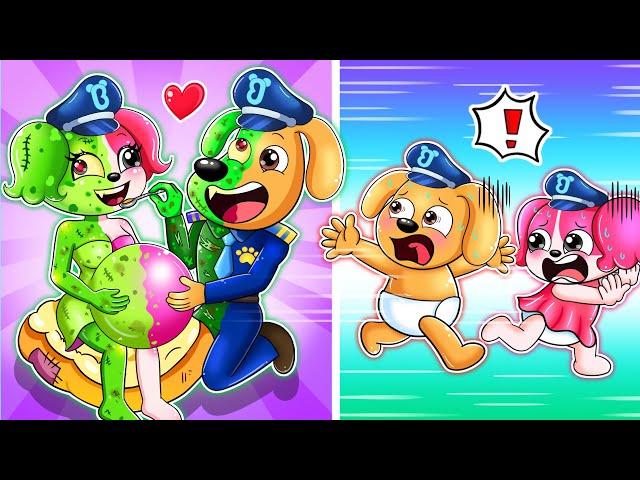 Oh No Mom and Dad Turned Into Zombies | Very Happy Story | Sheriff Labrador Animation