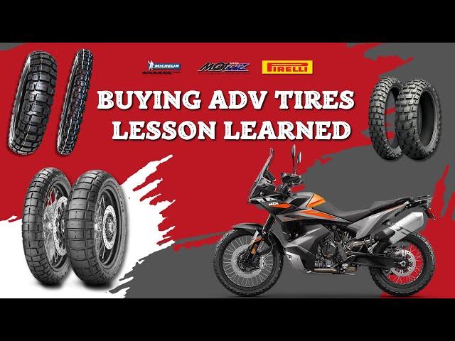 Buying Adventure Tires - Lesson Learned