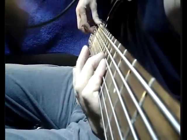 New World Man - bass cover - headstock cam