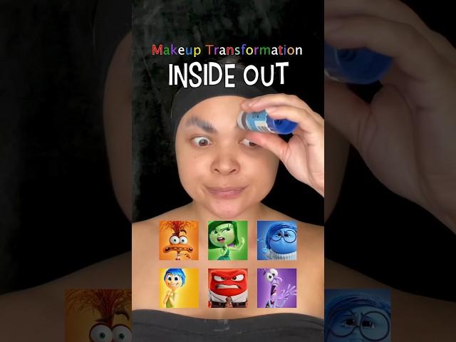 ‘ANXIETY’ Inside Out Makeup Transformation  #InsideOut2 #illusionmakeup #makeuptutorial