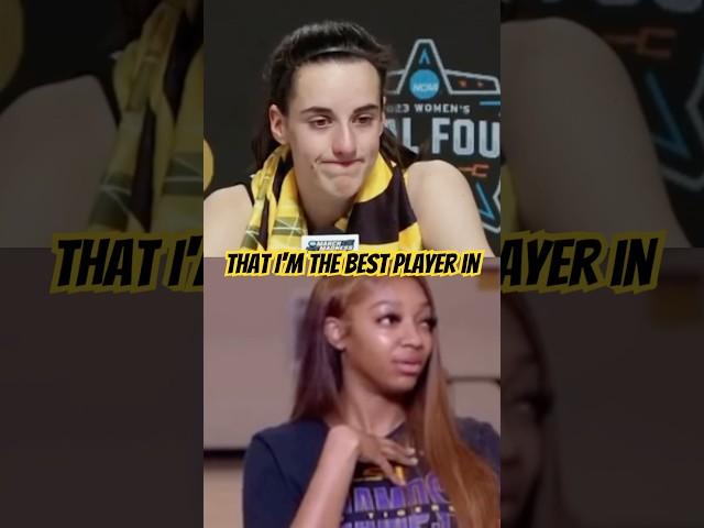 Caitlin Clark Response to Angel Reese #caitlinclark #basketball #shorts