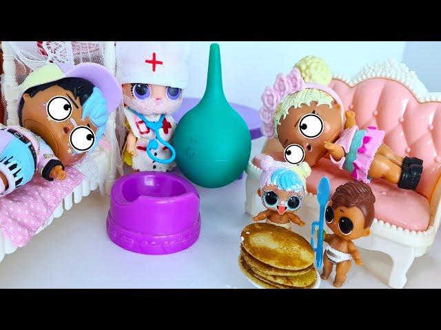 PANCAKES WERE BAKED, MOM AND DAD WERE TAKEN TO THE HOSPITAL🩺 Dolls LOL surprise family cartoon