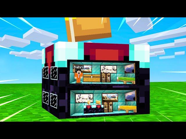 I Built TINY Mansion In ENCHANTMENT TABLE! (Minecraft)