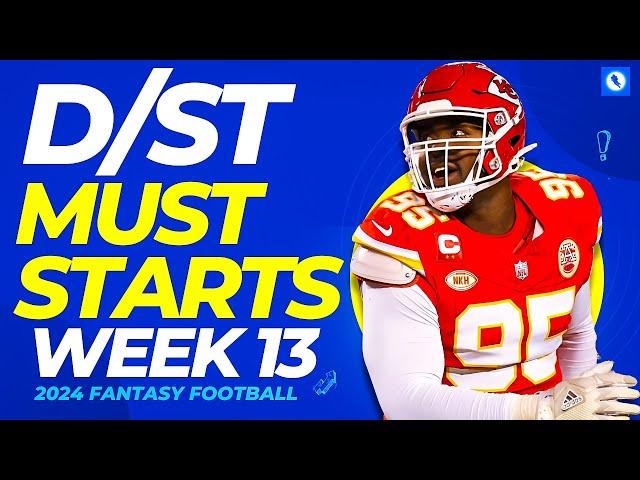 Defense (D/ST) Start Em / Sit Em - Fantasy Football Week 13