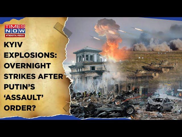 Kyiv Explosions| Putin's Men Fire Missiles, Drones In Overnight Strike| All Out Assault On Ukraine?