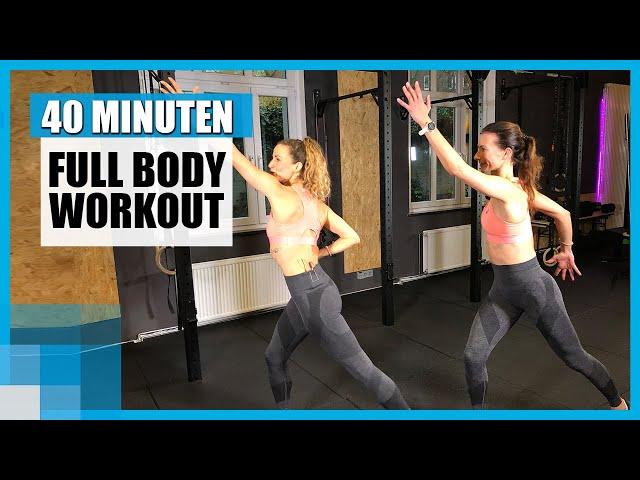 40 MIN Full Body: Starkes Workout für zu Hause in zwei Schwierigkeitsstufen  | mit Power&Soul