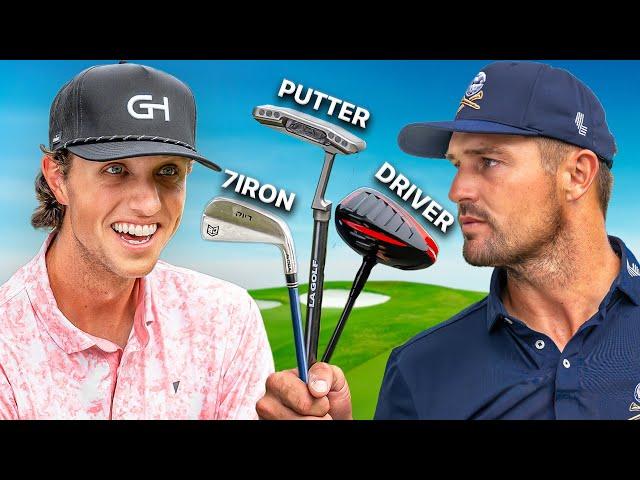 Can Bryson DeChambeau Beat Me Using 3 Golf Clubs?