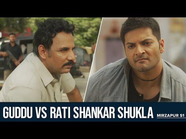 Guddu vs Rati Shankar Shukla | Mirzapur | Ali Fazal | Shubhrajyoti Barat | Vikrant Massey