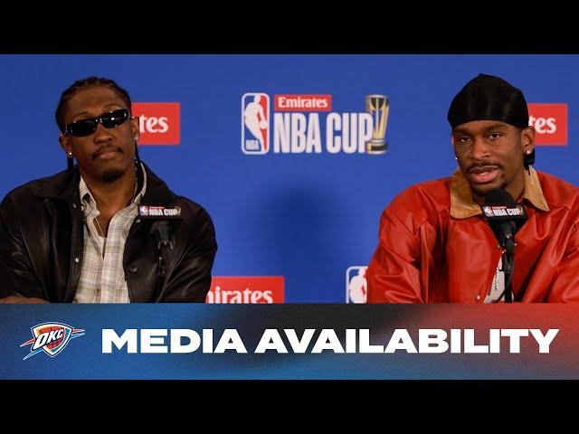 Full Post Game Media Availability | OKC Thunder vs Milwaukee Bucks | NBA Cup | December 17, 2024