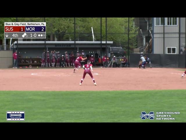 Softball Highlights vs. Susquehanna University in 2021 Landmark Conference Tournament