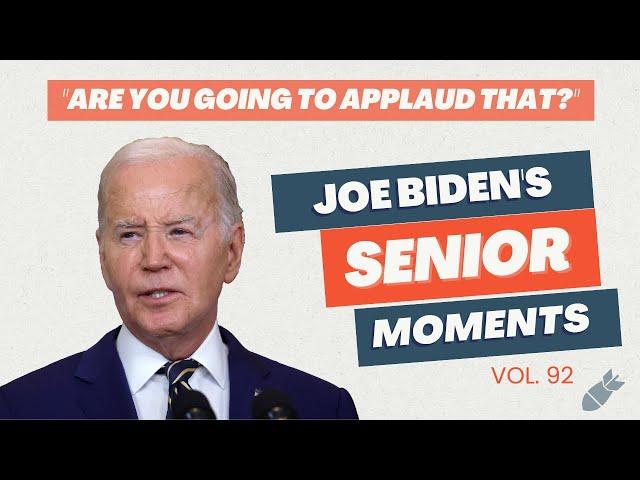 Joe Biden's Senior Moment of the Week (Vol. 92)