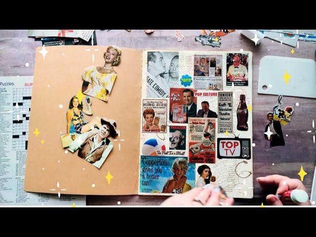 ReMIND Magazine Glue Book️#gluebook #collageart #paper #magazinecollage #vintage #popculture #art