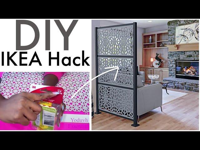 NEW Renter Friendly IKEA HACK! ROOM DIVIDERS USING THIS SIMPLE ITEM!