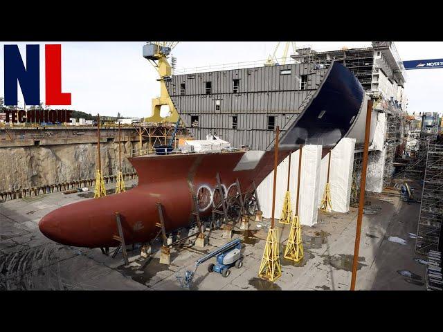 Amazing Giant Cruise Ship Building Process - Inside The Biggest Ship Factory