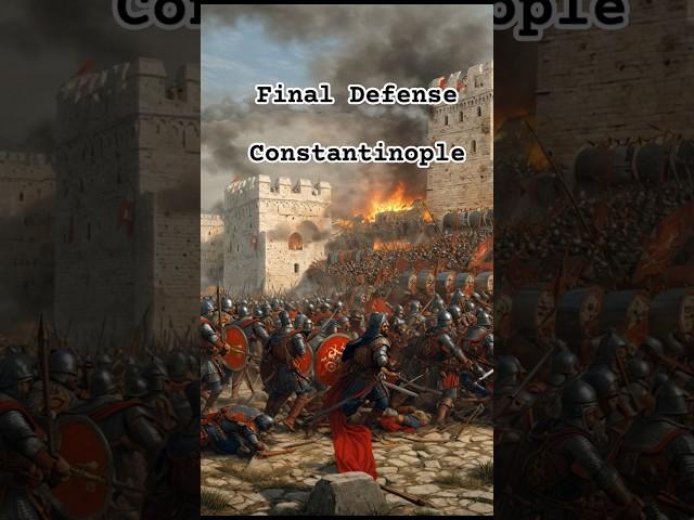 Constantine XI Palaiologos – Final Defense of Constantinople (1453) ️#didyouknow #history #stoicism