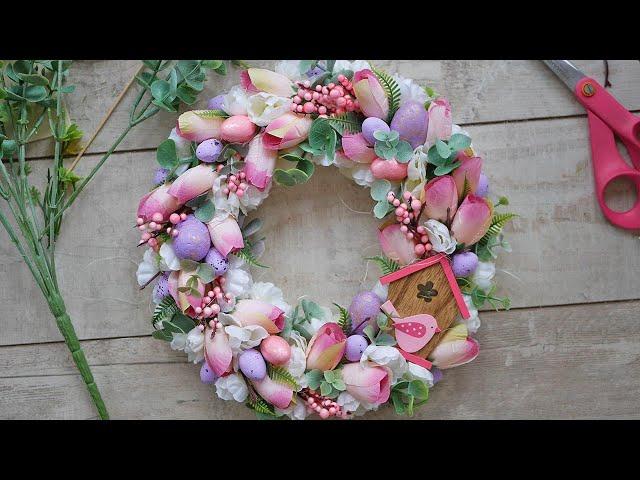 DIY Easter wreath on the door / Tsvoric