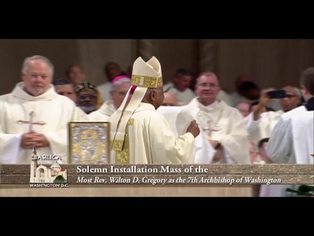 Archbishop Gregory Accepts the Apostolic Mandate of Pope Francis
