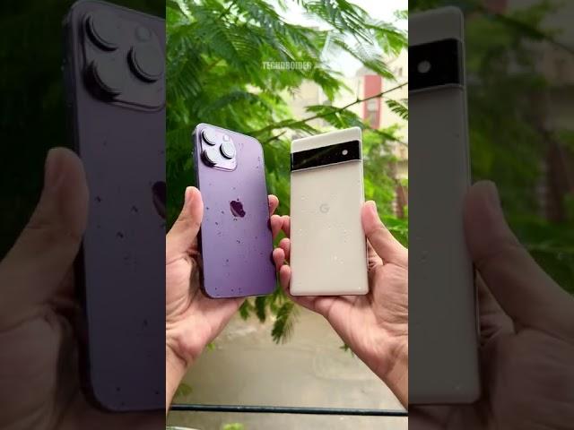 iPhone 14 Pro vs Google Pixel 6 Pro  #shorts