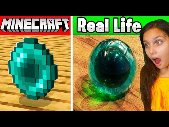 МАЙНКРАФТ ПРОТИВ РЕАЛЬНОЙ ЖИЗНИ 2 ! MINECRAFT VS REAL LIFE ! Не скажи ВАУ ЧЕЛЛЕНДЖ Валеришка