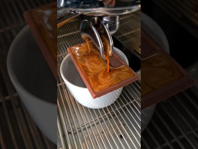 Beautiful chocolate espresso shot️