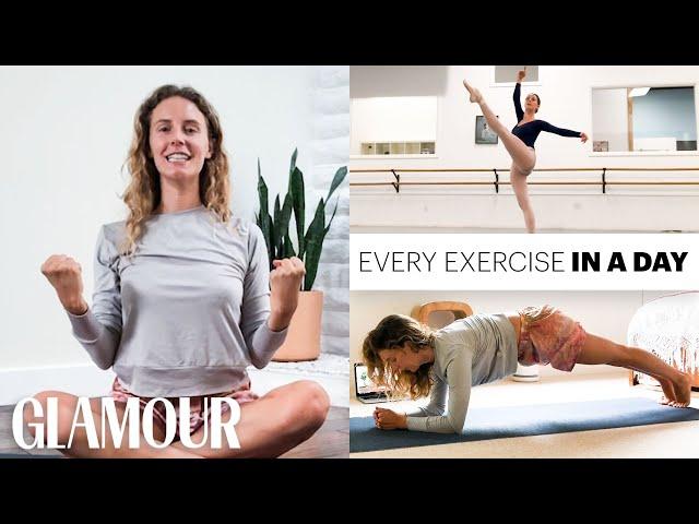 Every Exercise Pro Ballerina Scout Forsythe Does In A Day | On Pointe | Glamour