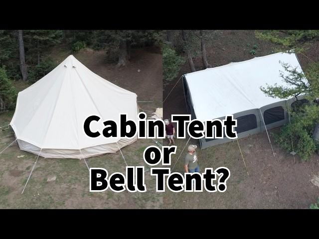 Stout Bell Tent vs. Kodiak Canvas Cabin Tent!