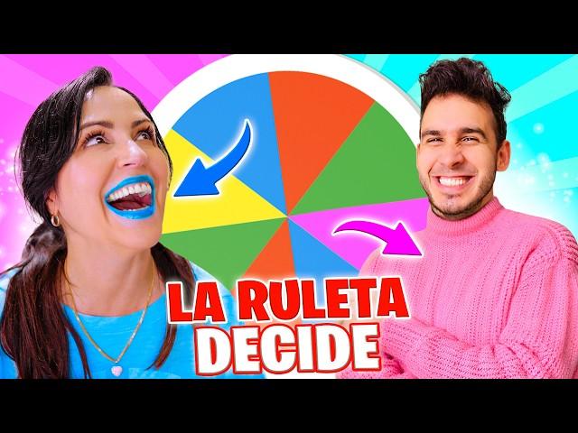 LA RULETA DECIDE EL COLOR por 24 Horas   Sandra Cires Art y Harold Artist