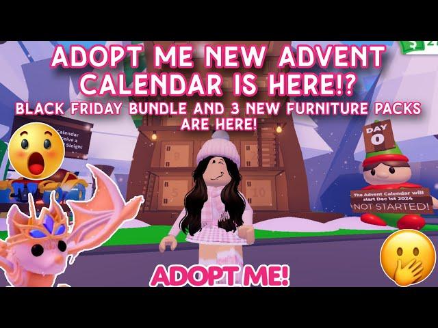 New ADVENT CALENDAR in Adopt Me!! ️ Adopt Me Christmas Event!? +New black Friday bundle 