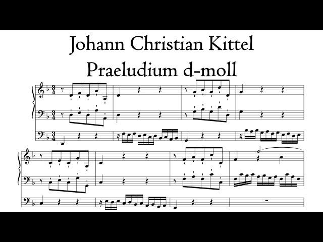 Kittel - Praeludium d-moll / D minor - Dreifaltigkeits-Orgel, Ottobeuren, Hauptwerk