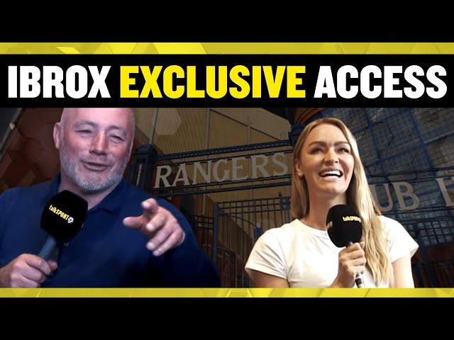 IBROX EXCLUSIVE! Ally McCoist takes Laura Woods for Rangers stadium tour