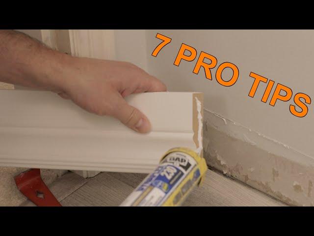 How To Install and Paint Baseboards- It Doesn't Have to Be Difficult!!!