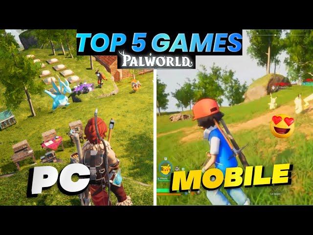 Top 5 Games Like Palworld For Android | Download From Playstore