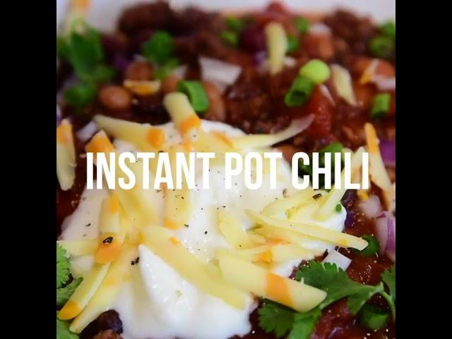 Instant Pot Chilli: #Ifoodreal